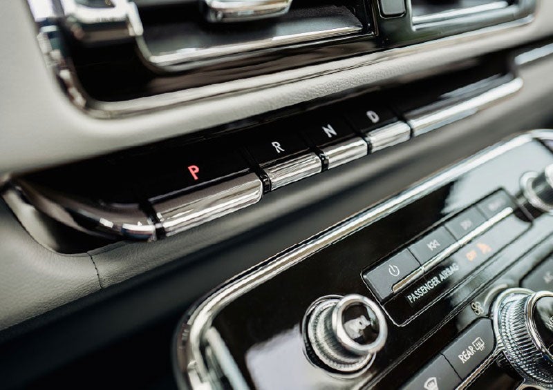 Bright chrome Piano Key Shifter buttons evoke an effortless and artistic touch. | Haldeman Lincoln in Allentown PA