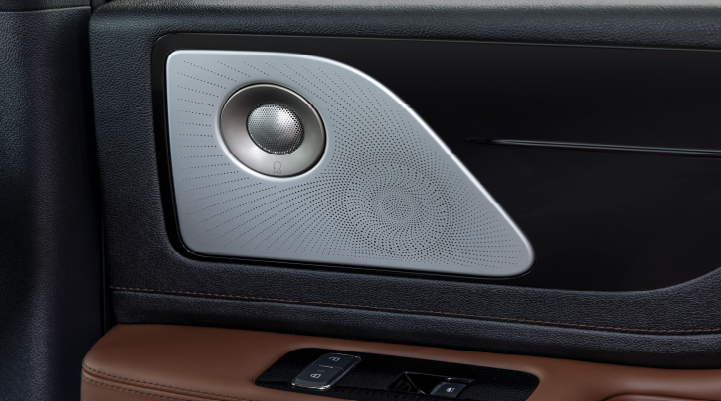 A close-up of a speaker located on the door’s interior is shown. | Haldeman Lincoln in Allentown PA