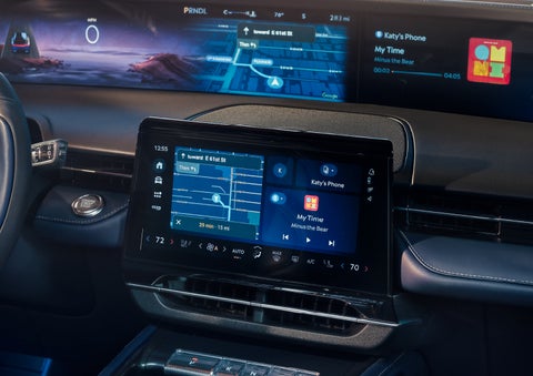 Driving directions are shown on the center touchscreen. | Haldeman Lincoln in Allentown PA