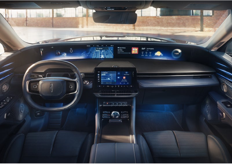 The panoramic display is shown in a 2026 Lincoln Nautilus® SUV. | Haldeman Lincoln in Allentown PA