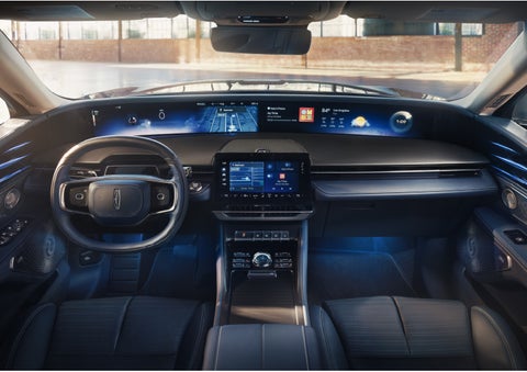 The panoramic display is shown in a 2026 Lincoln Nautilus® SUV. | Haldeman Lincoln in Allentown PA