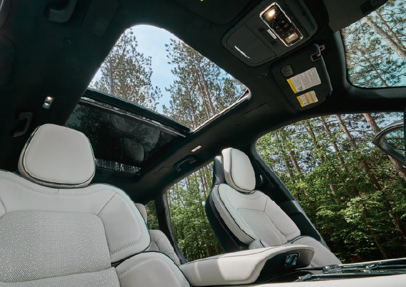 The front seats of a 2027 Lincoln Aviator® Black Label™ SUV | Haldeman Lincoln in Allentown PA