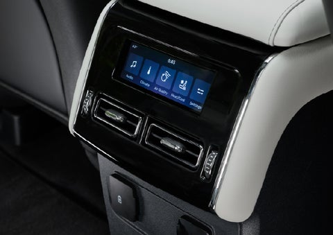 The second row touch screen displays audio and temperature control settings. | Haldeman Lincoln in Allentown PA